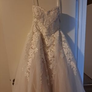 David's Bridal Wedding Gown